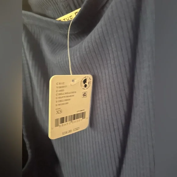 NWT Free People We The Free Mia Tank size XS in Blue - Picture 5 of 5